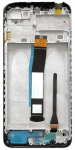 Ekranas tinkantis Xiaomi Redmi 10C 2022/Poco C40 su lietimui jautriu stikliuku ir rėmeliu Black