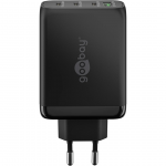 Goobay 65555 100 W USB-C PD GaN Multiport Fast Charger, Black