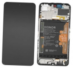Ekranas tinkantis Huawei Honor 200 Smart/Honor X7c 5G su lietimui jautriu stikliuku ir rėmeliu ir baterija Black (service pack)