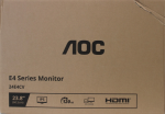 SALE OUT. AOC 24E4CV 23.8&ldquo; IPS 1920x1080/300cd/m&sup2;/4ms/DisplayPort HDMI Headphone out | SALE OUT. | AOC | 24E4CV | 23.8 " | IPS