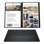 Asus | Zenbook Duo UX8406CA-QL287W | Inkwell Gray | 14 " | OLED | Touchscreen | FHD | 1920 x 1200 pixels | Intel Core Ultra 7