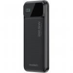 I&scaron;orinė baterija 10000mAh juoda Power Bank Choetech B728 22.5W