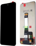 Ekranas tinkantis Xiaomi Redmi 12 4G/12 5G/Poco M6 Pro 5G su lietimui jautriu stikliuku Black