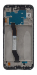 Ekranas tinkantis Xiaomi Redmi Note 8/Note 8 2021 su lietimui jautriu stikliuku ir rėmeliu Black (service pack)