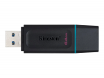 Kingston | USB Flash Drive | DataTraveler Exodia | 64 GB | USB 3.2 Gen 1 | Black/Blue