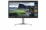 LG | 32UQ850V-W | 32 " | IPS | UHD | 16:9 | 60 Hz | 5 ms | 3840 x 2160 pixels | 400 cd/m&sup2; | HDMI ports quantity 2 | Silver