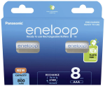 Panasonic | ENELOOP BK-4MCDE/8BE | AAA | 800 mAh | 8 pc(s)