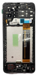 Ekranas tinkantis Samsung A137 A13 2022 su lietimui jautriu stikliuku ir rėmeliu Black (service pack)