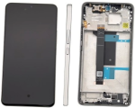 Ekranas tinkantis Xiaomi Redmi Note 15 Pro 4G su lietimui jautriu stikliuku ir rėmeliu Titanium (service pack)