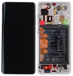 Ekranas tinkantis Huawei P30 PRO su lietimui jautriu stikliuku ir rėmeliu ir baterija Silver Frost (used Grade A)