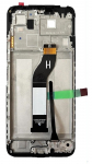 Ekranas tinkantis Xiaomi Redmi 13C 4G/5G/Poco C65 su lietimui jautriu stikliuku ir rėmeliu Black