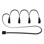 4PIN perėjimas 1 in 4 ventiliatoriams