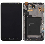 Ekranas tinkantis Samsung N7000 Note su lietimui jautriu stikliuku ir rėmeliu Black (service pack)
