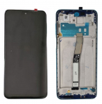 Ekranas tinkantis Xiaomi Redmi Note 9 Pro/Note 9S su lietimui jautriu stikliuku ir rėmeliu Grey (service pack)