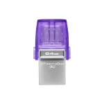Kingston | DataTraveler | DT Micro Duo 3C | 64 GB | USB Type-C and Type-A | Purple