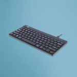 KEYBOARD COMPACT BREAK ENG/BLACK RGOCOUSWDBL R-GO TOOLS