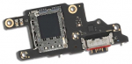 Lanksčioji jungtis Xiaomi Poco F6 su įkrovimo kontaktu ir mikrofonu, SIM kortelės kontaktu originali (service pack)