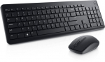 Dell | Keyboard and Mouse | KM3322W | Keyboard and Mouse Set | Wireless | Batteries included | US | Black | Wireless connection