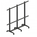 EDBAK Floor stand | TRV400.006 Videoconferencing trolley for Samsung | Height adjustment | 130 "