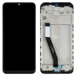 Ekranas tinkantis Xiaomi Redmi 9 su lietimui jautriu stikliuku ir rėmeliu Black