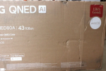 SALE OUT. | LG 43QNED80A3A | 43 | Smart TV | webOS 25 | UHD | Black | DAMAGED PACKAGING