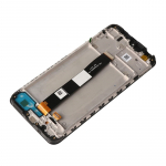 Ekranas tinkantis Xiaomi Redmi 9A/9C/9AT/10A su lietimui jautriu stikliuku ir rėmeliu Black (service pack)
