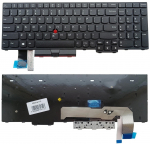 Klaviatūra LENOVO Thinkpad L15 Gen2, su pa&scaron;vietimu, su &ldquo;trackpoint&rdquo;, su telefono mygtuku, US
