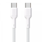 USB kabelis Dudao L9C USB-C to USB-C 65W 1.0m baltas