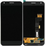 Ekranas tinkantis Google Pixel XL su lietimui jautriu stikliuku Black (used Grade B)