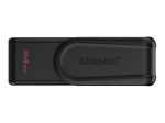USB 3.2 atmintinė 64GB Kingston DTXS/64GB juodas