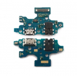 Lanksčioji jungtis Samsung A415 A41 2020 su įkrovimo kontaktu, mikrofonu, ausinių lizdu originali (service