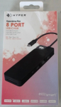 SALE OUT. Hyper HyperDrive Flex 8 Port USB-C Hub, Black | Hyper HyperDrive Flex 8 Port USB-C Hub, Black | HD4102BKGL