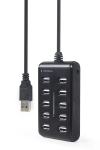 I/O HUB USB2 10PORT/UHB-U2P10P-01 GEMBIRD