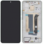 Ekranas tinkantis Xiaomi Poco X7 Pro 5G su lietimui jautriu stikliuku ir rėmeliu Green (service pack)