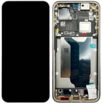 Ekranas tinkantis Xiaomi 15T Pro 5G su lietimui jautriu stikliuku ir rėmeliu Mocha Gold (service pack)