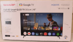 SALE OUT. Sharp 40HF3265E 40" (101cm) QLED Full HD Google TV | SALE OUT. | Sharp 40HF3265E | 40 | Smart TV | Google TV