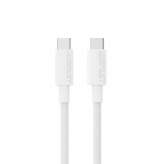 USB kabelis Acefast C18-03 60W USB-C to USB-C 1.2m baltas