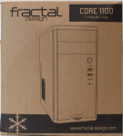 SALE OUT. Fractal Design Core 1100, Black | Fractal Design | CORE 1100 | Black | Micro ATX | DAMAGED PACKAGING, DENTED BODY