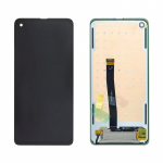 Ekranas tinkantis Samsung G715F Xcover PRO su lietimui jautriu stikliuku Black (service pack)
