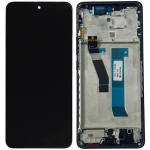 Ekranas tinkantis Xiaomi Redmi Note 15 4G su lietimui jautriu stikliuku ir rėmeliu Black (service pack)