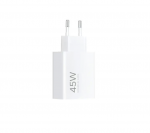 Įkroviklis originalus Xiaomi (BHR07SLEU) 45W USB-A baltas su įpakavimu