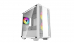 Deepcool | ARGB Micro-ATX CASE | CC360 | White | Mini-ITX / Micro-ATX | ATX PS2 （maximum length: 160mm）
