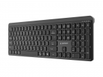 Gembird KB-WPS-03-CYRL Dual-mode pro-business slim wireless keyboard, 2.4G+BT, Cyrillic layout | Gembird