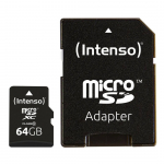 MEMORY MICRO SDXC 64GB C10/W/ADAPTER 3413490 INTENSO
