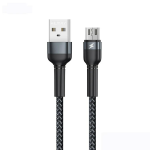 Micro USB kabelis 1m juodas Remax RC-124m