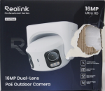 SALE OUT. Reolink PoE 4K 16MP Dual Lens and 180&deg; panoramic view Camera