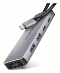 I/O HUB USB-C 5IN1/0.15M HMC-5H60 AXAGON