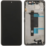 Ekranas tinkantis Xiaomi Redmi Note 15 Pro 4G su lietimui jautriu stikliuku ir rėmeliu Black (service pack)