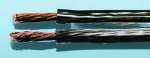 ACR, K4.0 2x4,0mm&sup2;  kolonėlių laidas, OFC, tamsus