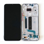 Ekranas tinkantis Xiaomi Mi 10 Lite 5G su lietimui jautriu stikliuku ir rėmeliu Grey/Tarnish (service pack)